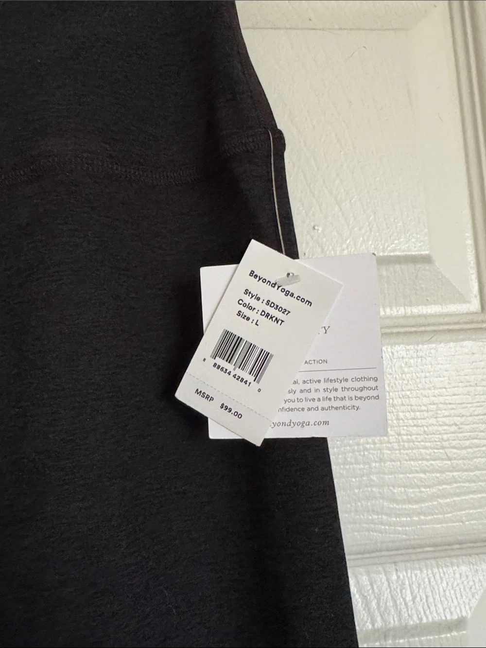 NWT Beyond Yoga Leggings - Black Spacedye - Picture 4 of 5